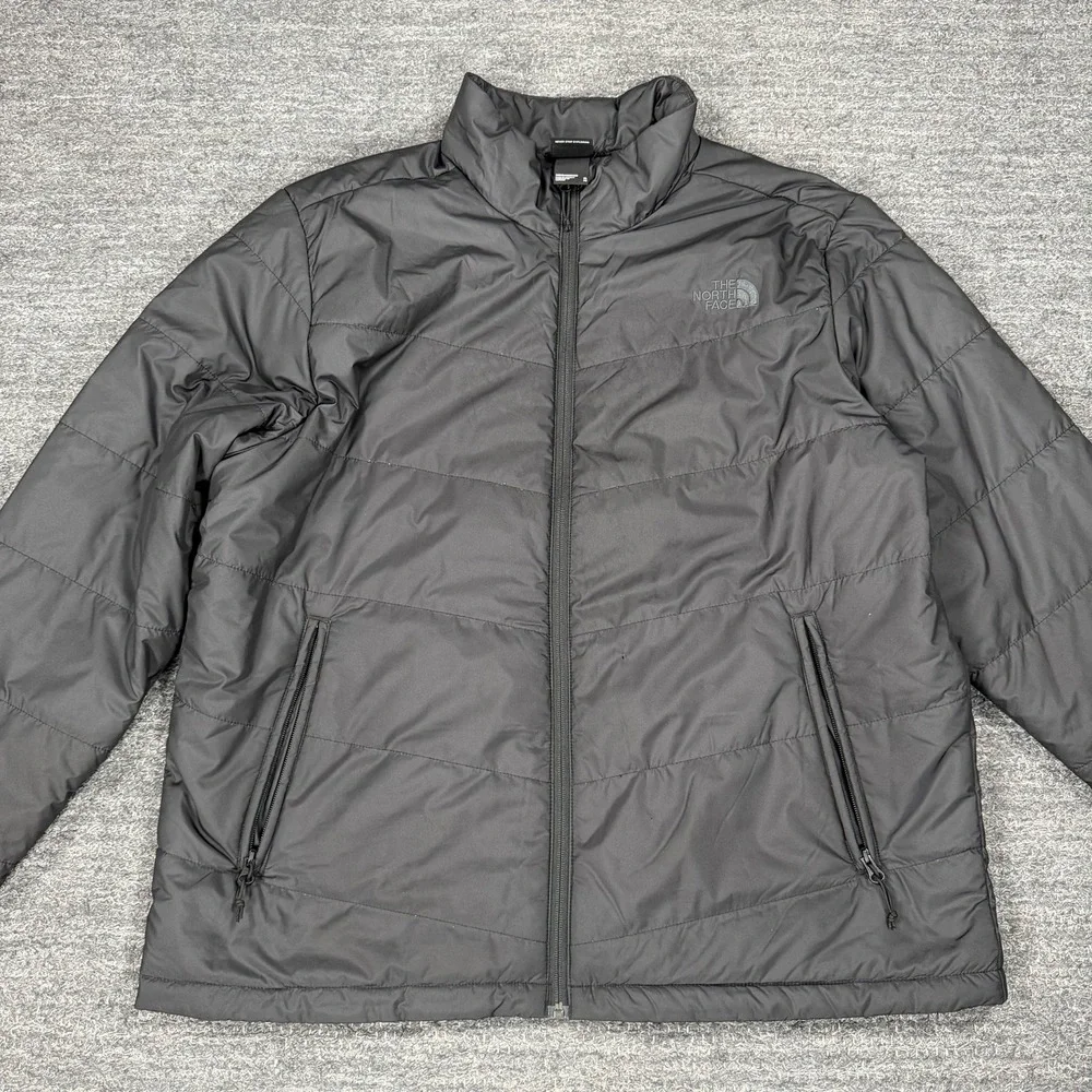 The North Face Jacket Men XL Junction Insulation Black Full Zip Outdoor Trail